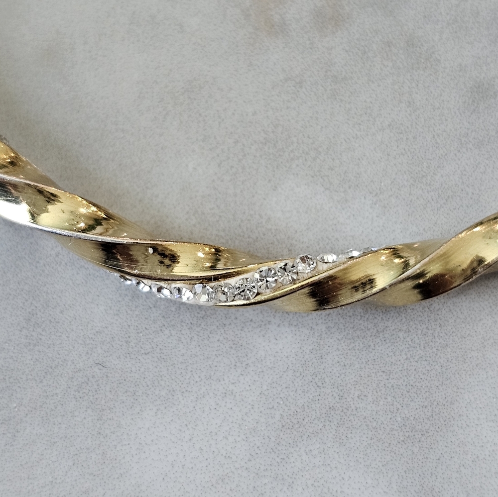 JORDAN MOM 14k Gold Plated and Solid Sterling Silver With Crystals Hoop Earrings - Picture 7 of 13